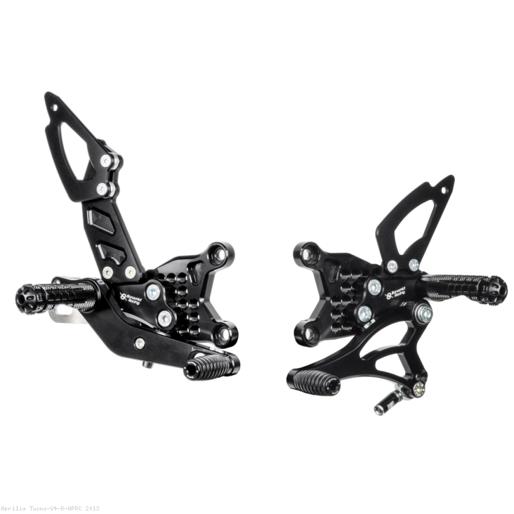 Adjustable Rearsets by Bonamici Aprilia / Tuono V4 R APRC / 2013