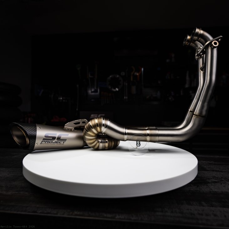Aprilia RS660 Tuono 660 S1 Full System Exhaust by SC-Project Aprilia / Tuono 660 / 2026