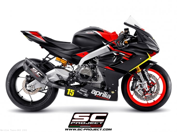 SC1-R Exhaust by SC-Project Aprilia / Tuono 660 / 2021