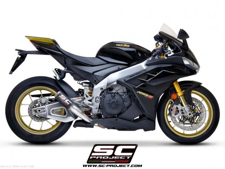 CR-T Exhaust by SC-Project Aprilia / RSV4 1100 / 2026