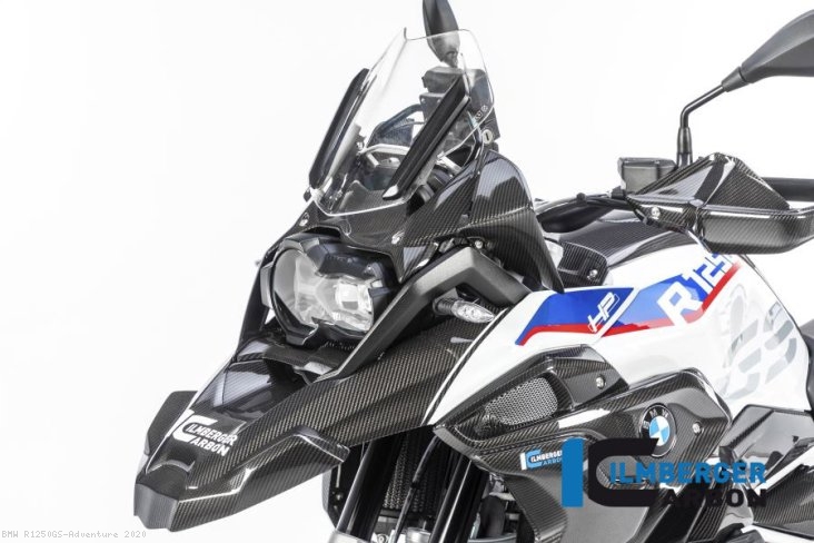 Carbon Fiber Instrument Panel Wind Guard by Ilmberger Carbon BMW / R1250GS Adventure / 2020