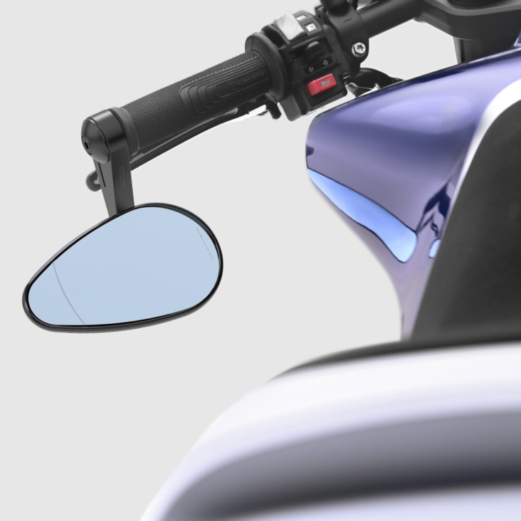 "Reverse Radial" Bar Mount Style Universal Mirror by Rizoma