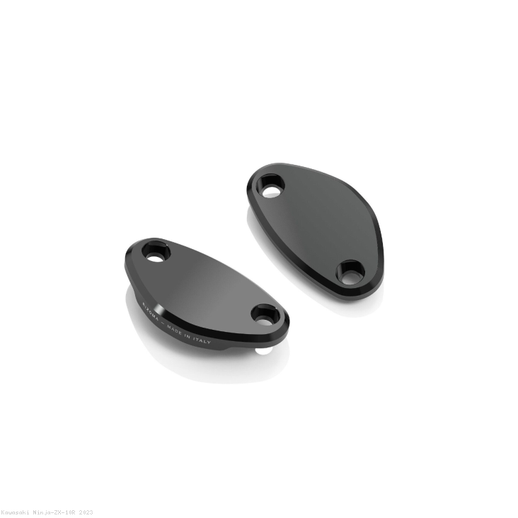 Mirror Block Off Plates by Rizoma Kawasaki / Ninja ZX-10R / 2023