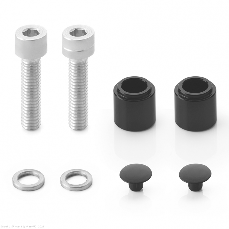 Rizoma "STEALTH" Naked Mount Mirror Adapters Ducati / Streetfighter V2 / 2024