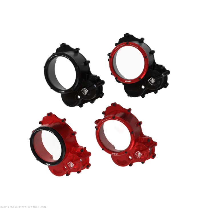 Clear Clutch Cover Oil Bath by DBK Special Parts Ducati / Hypermotard 698 Mono / 2026