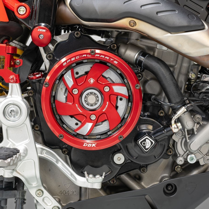 Clear Clutch Cover Oil Bath by DBK Special Parts