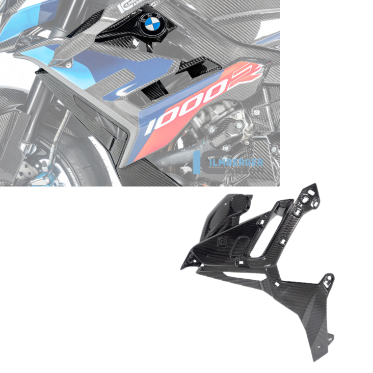 Carbon Fiber Radiator Cover by Ilmberger Carbon