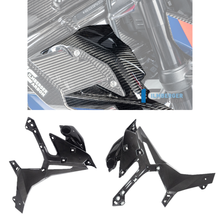 Carbon Fiber Radiator Cover by Ilmberger Carbon