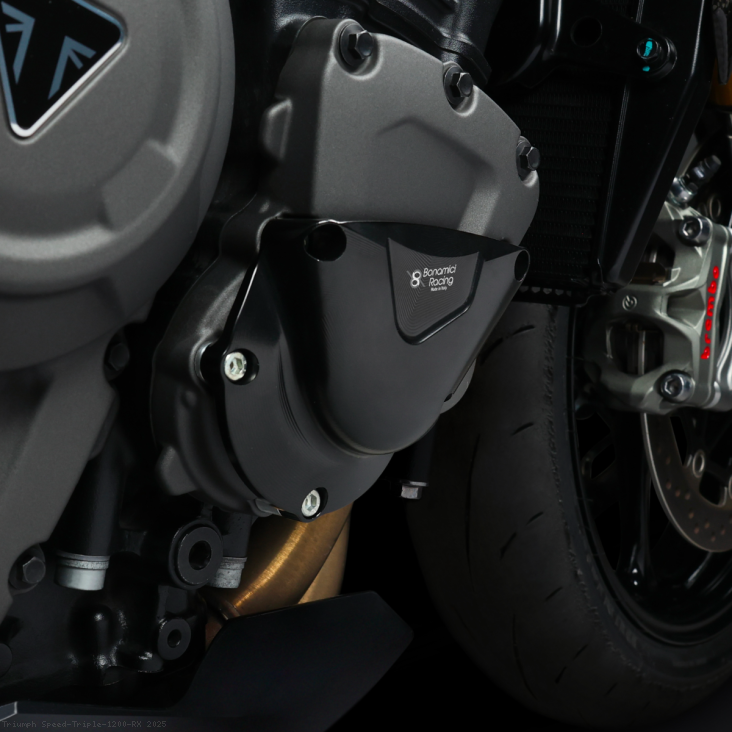 Triumph Speed Triple 1200 Billet Aluminum Engine Case Savers by Bonamici CP131 Triumph / Speed Triple 1200 RX / 2025
