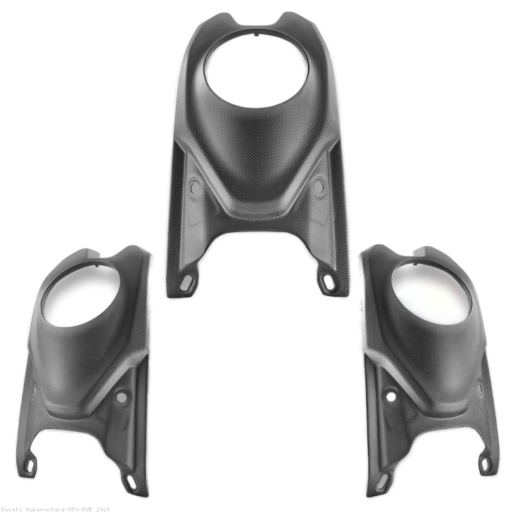 Carbon Fiber Tank Cover by DBK Special Parts Ducati / Hypermotard 950 RVE / 2024