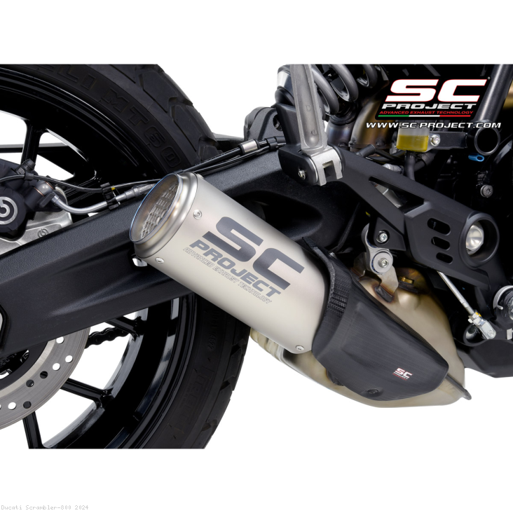CR-T Exhaust by SC-Project Ducati / Scrambler 800 / 2024