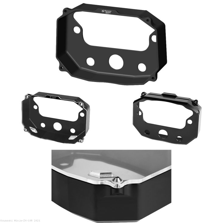 Billet Aluminum Dash Cover Guard by Bonamici Kawasaki / Ninja ZX-10R / 2021