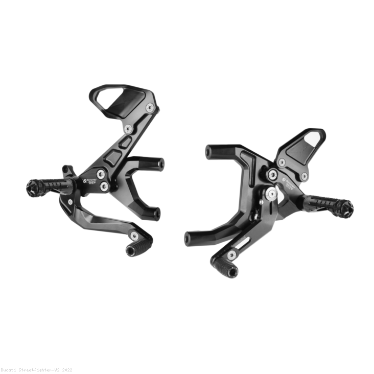 Adjustable Rearsets by Bonamici Ducati / Streetfighter V2 / 2022