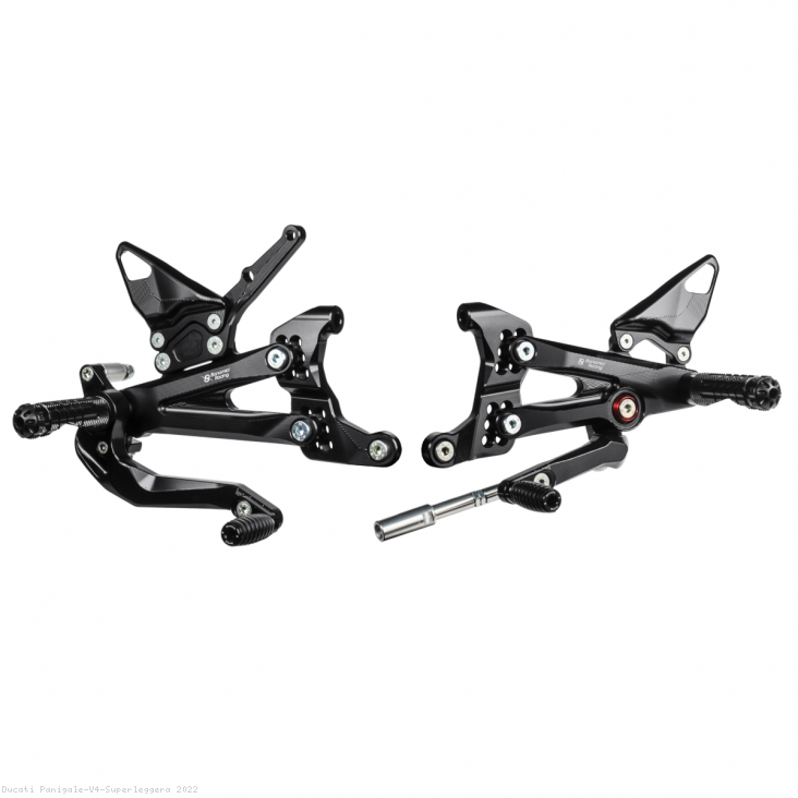 Adjustable Rearsets by Bonamici Ducati / Panigale V4 Superleggera / 2022