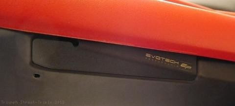 Passenger Peg Block Off Kit by Evotech Performance Triumph / Street Triple / 2013