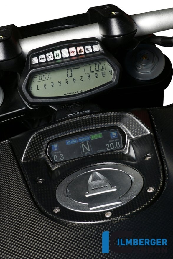 Carbon Fiber Instrument Gauge Cover by Ilmberger Carbon Ducati / Diavel / 2010