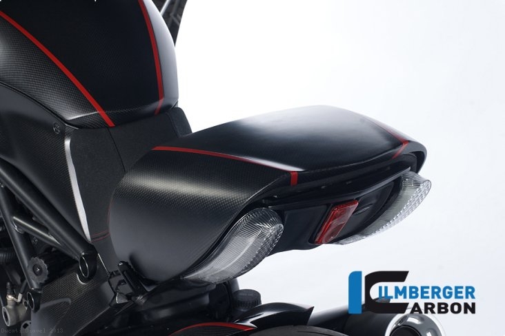Carbon Fiber Passenger Seat Cover by Ilmberger Carbon Ducati / Diavel / 2013