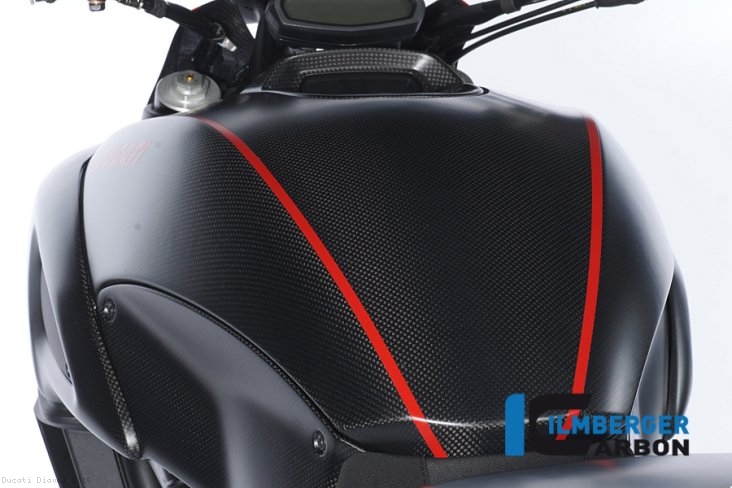 Carbon Fiber Tank Cover by Ilmberger Carbon Ducati / Diavel / 2016
