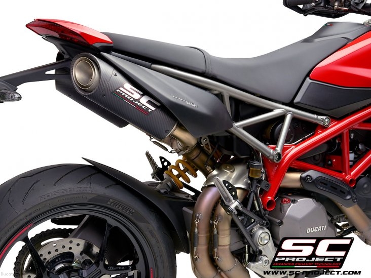 S1-Carbon Exhaust by SC-Project Ducati / Hypermotard 950 / 2025