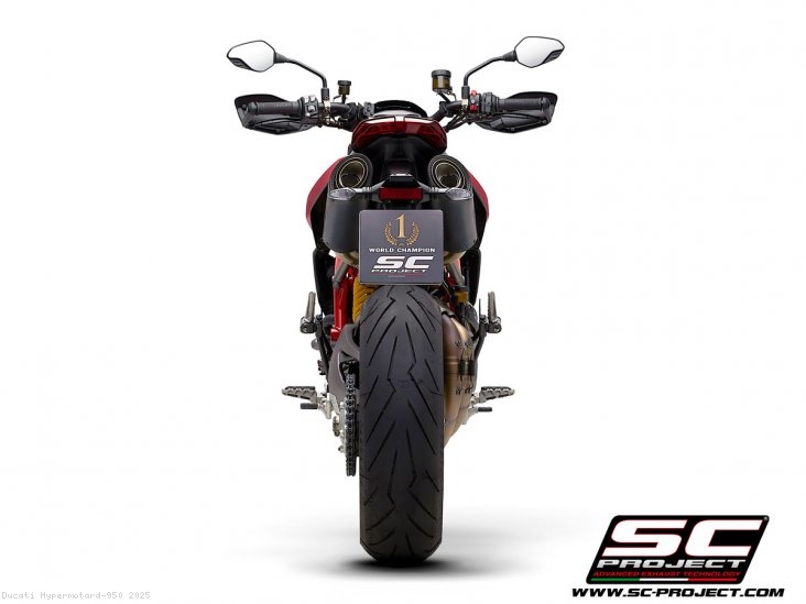 S1-Carbon Exhaust by SC-Project Ducati / Hypermotard 950 / 2025