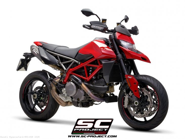 SC1-M Exhaust by SC-Project Ducati / Hypermotard 950 RVE / 2025