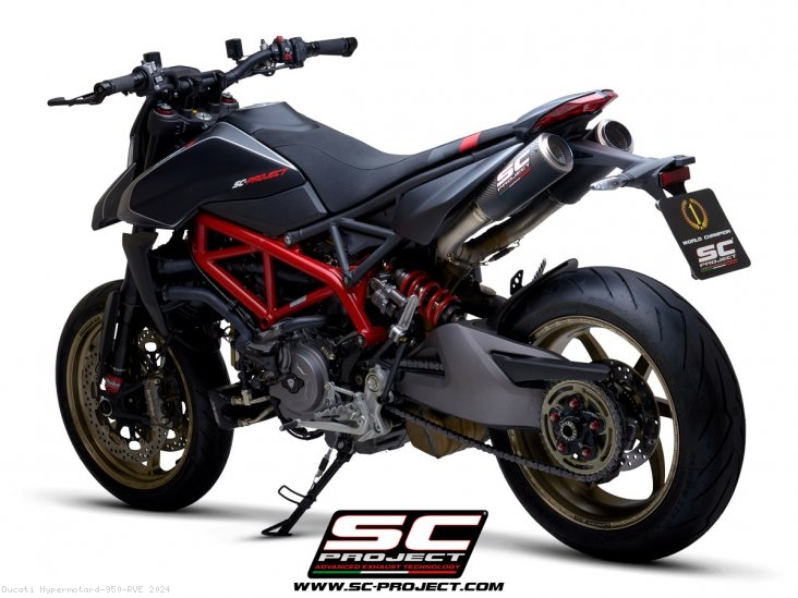 CR-T Exhaust by SC-Project Ducati / Hypermotard 950 RVE / 2024