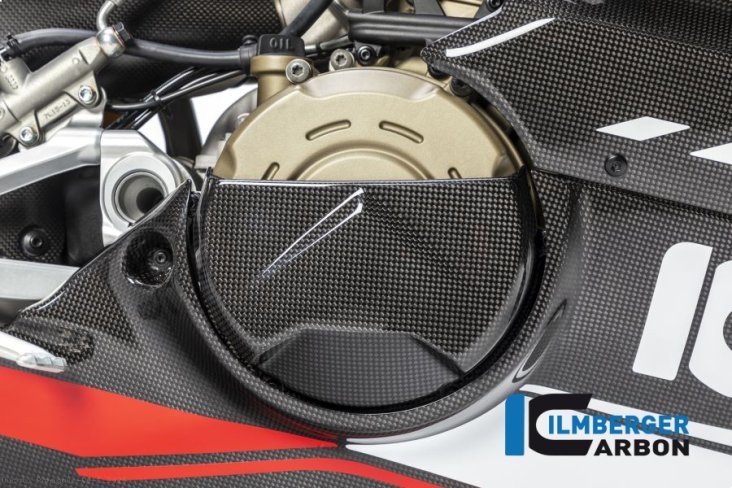 Carbon Fiber Clutch Case Cover by Ilmberger Carbon Ducati / Panigale V4 S / 2024