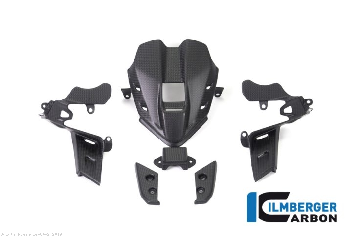 Carbon Fiber Instrument Gauge Cover Kit by Ilmberger Carbon Ducati / Panigale V4 S / 2019