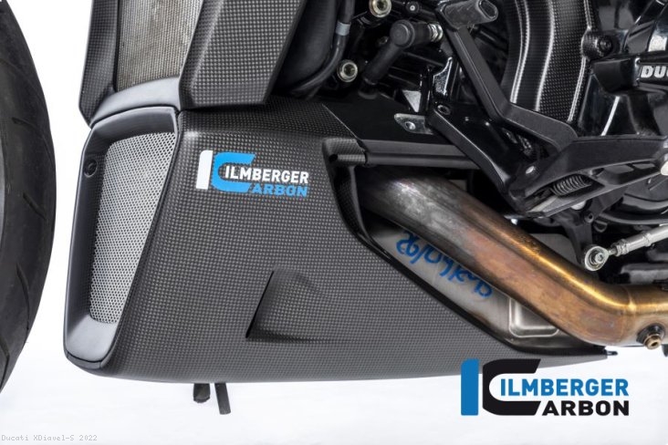 Carbon Fiber Bellypan by Ilmberger Carbon Ducati / XDiavel S / 2022