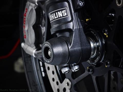 Front Fork Axle Sliders by Evotech Performance Ducati / Monster 1100 S / 2010
