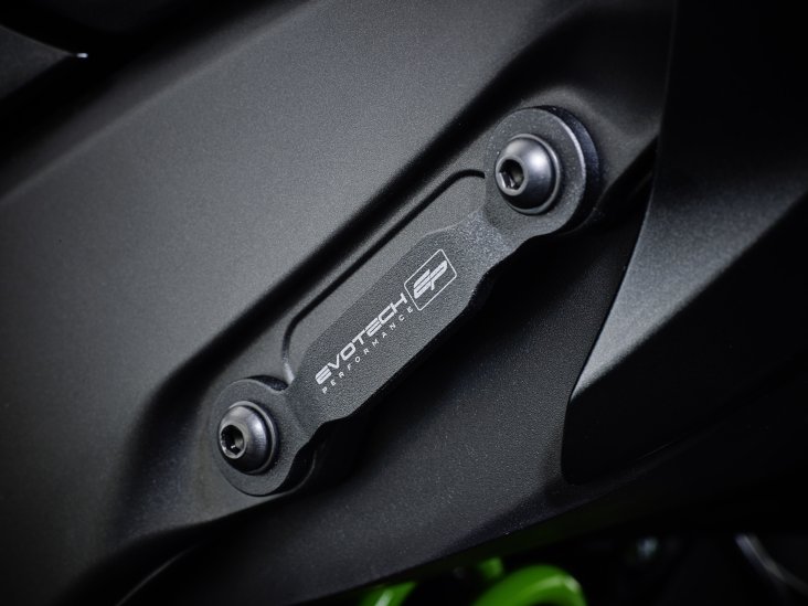 Exhaust Hanger Bracket with Passenger Peg Blockoff by Evotech Performance