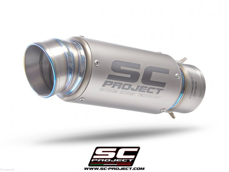 Replacement GP70-R Exhaust Silencer for SC-Project 70mm Link Pipe Universal