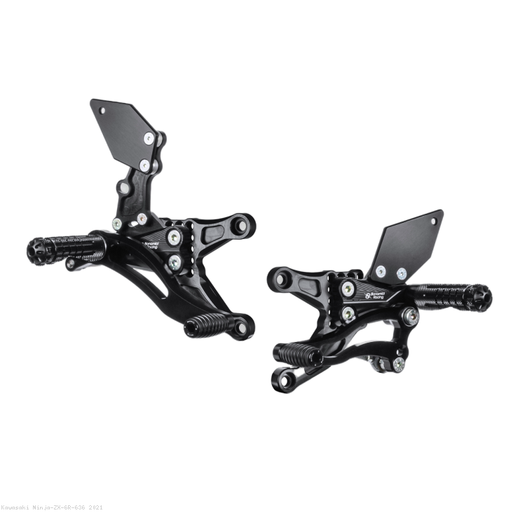 Adjustable Rearsets by Bonamici Kawasaki / Ninja ZX-6R 636 / 2021