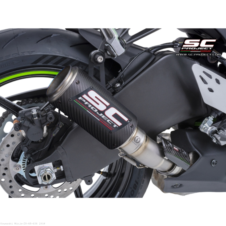 CR-T Exhaust by SC-Project Kawasaki / Ninja ZX-6R 636 / 2014
