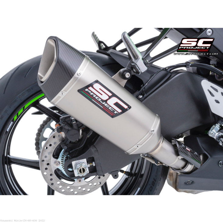 【SK】 SC1-R Exhaust by SC-Project Kawasaki / Ninja ZX-6R 636