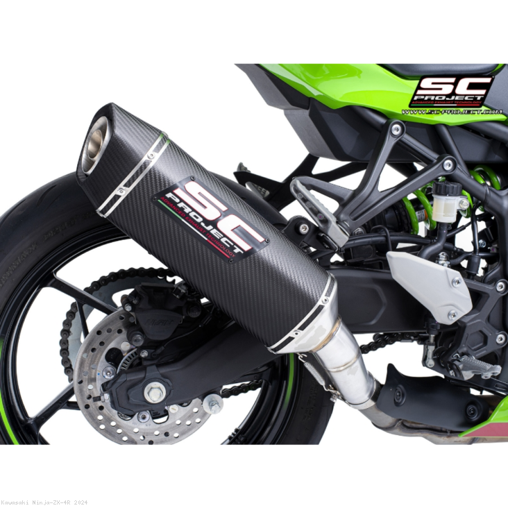 SC1-S Exhaust by SC-Project Kawasaki / Ninja ZX-4R / 2024