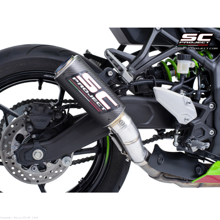 CR-T Exhaust by SC-Project Kawasaki / Ninja ZX-4R / 2024
