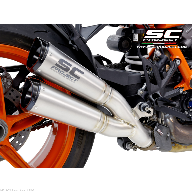 Twin S1-CNC Exhaust by SC-Project KTM / 1290 Super Duke R / 2023