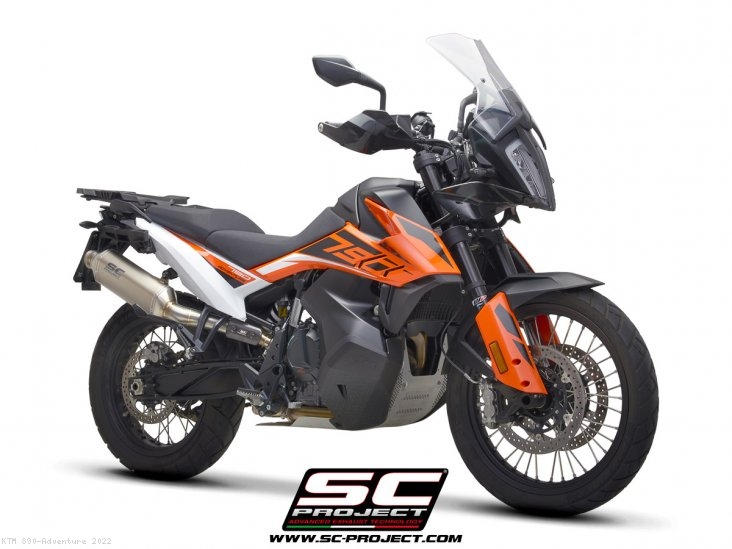 Rally Raid Exhaust by SC-Project KTM / 890 Adventure / 2022