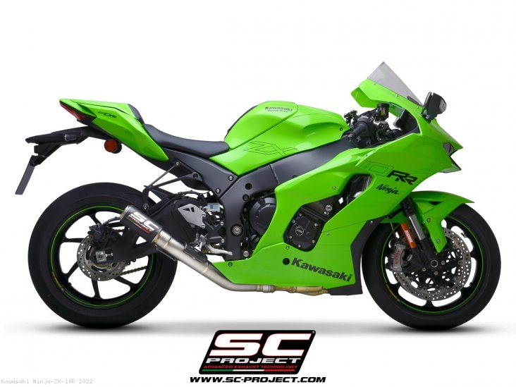 SC-PROJECT　SCプロジェクトDET36TZX-10R(2016)美品！ SC-Project CR-T Exhaust - Kawasaki Ninja ZX-10R / RR (2016