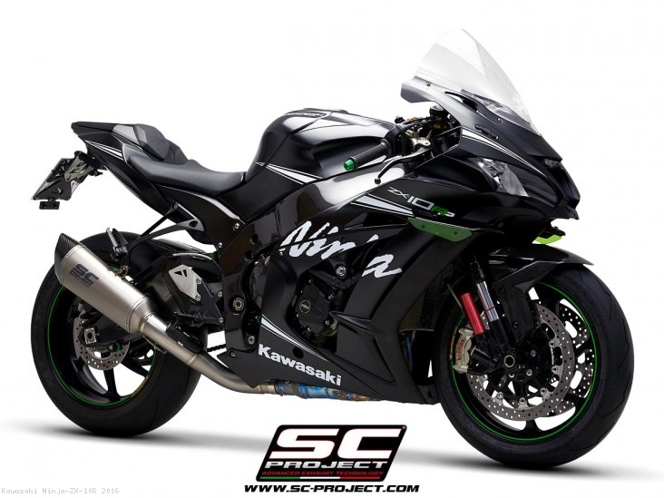 SC1-R Exhaust by SC-Project Kawasaki / Ninja ZX-10R / 2016