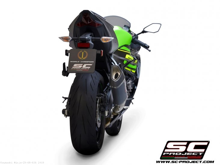 SC1-R Exhaust by SC-Project Kawasaki / Ninja ZX-6R 636 / 2019