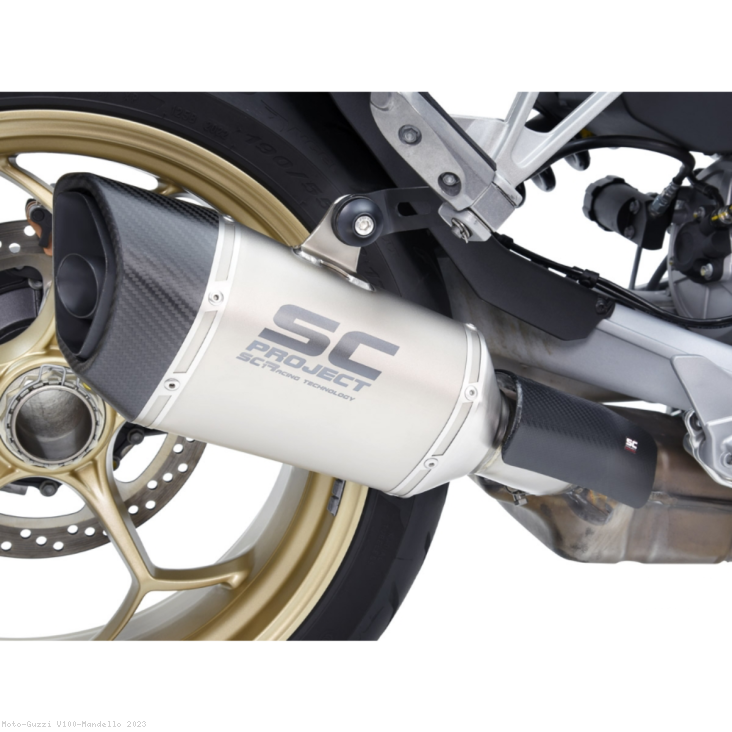 SC1-R Exhaust by SC-Project Moto Guzzi / V100 Mandello / 2023