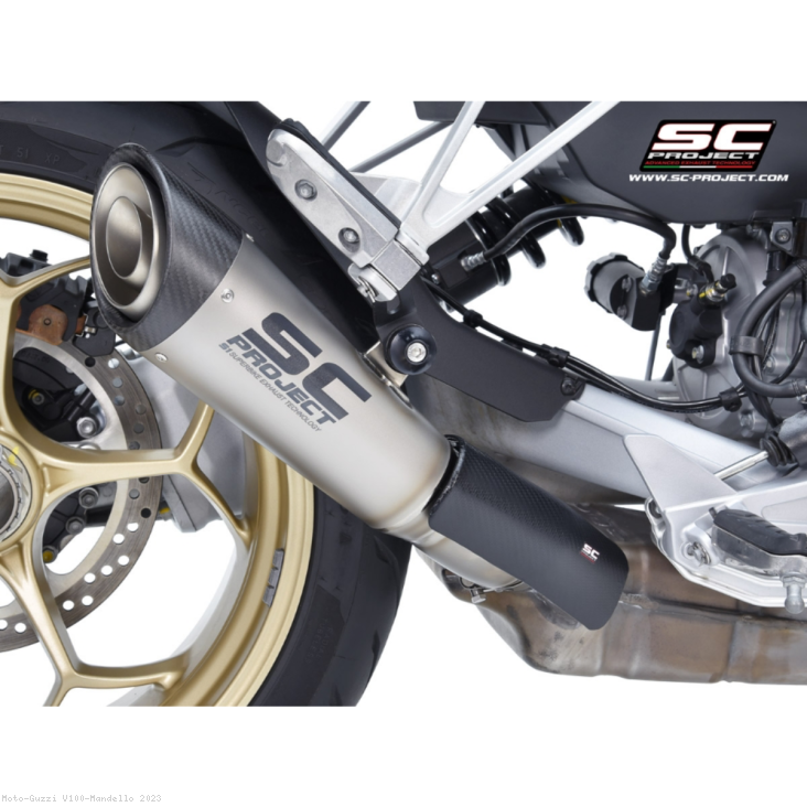 S1 Exhaust by SC-Project Moto Guzzi / V100 Mandello / 2023