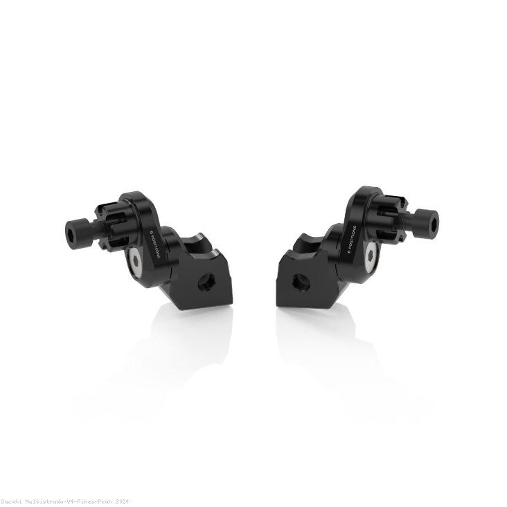 Eccentric Rider Footpeg Adapter Kit by Rizoma Ducati / Multistrada V4 Pikes Peak / 2024