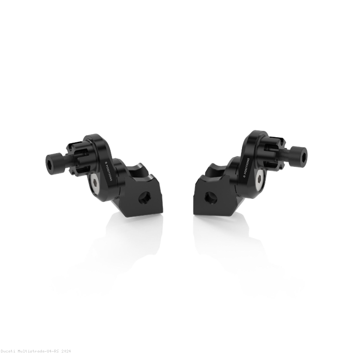 Eccentric Rider Footpeg Adapter Kit by Rizoma Ducati / Multistrada V4 RS / 2024