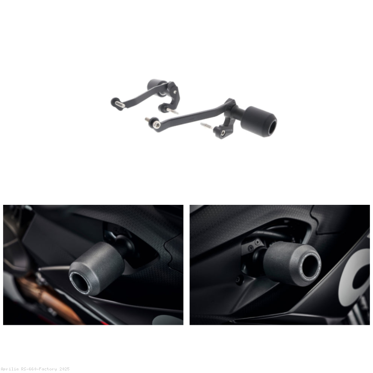 Frame Sliders by Evotech Performance Aprilia / RS 660 Factory / 2025