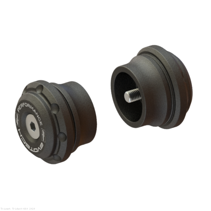 Weighted Bar End Kit by Evotech Performance Triumph / Trident 660 / 2020