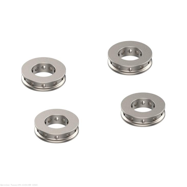 Titanium Front Brake Caliper Spacer Set by Evotech Performance Aprilia / Tuono V4 1100 RR / 2020