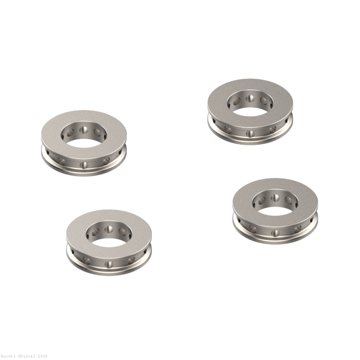 Titanium Front Brake Caliper Spacer Set by Evotech Performance Ducati / XDiavel / 2018